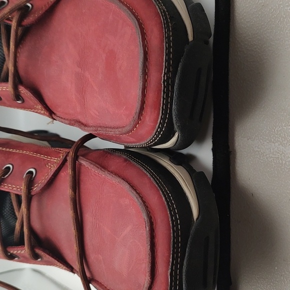 Rockport XCS Red Rugged Boots with Moc-Toe Design Waterproof Size 12 Excellent - Picture 16 of 16